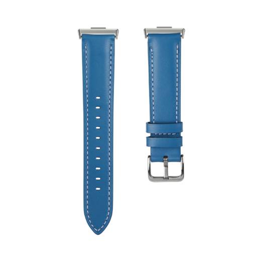 Foto - Brățară din piele pentru Huawei Watch Fit 3, 4 și 4 Pro - Albastră