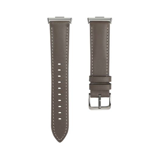 Foto - Brățară din piele eses pentru Huawei Watch Fit 3, 4 și 4 Pro - Gri deschis