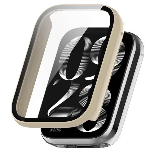 Foto - Husă de protecție pentru Xiaomi Smart Band 8 Pro - Bej