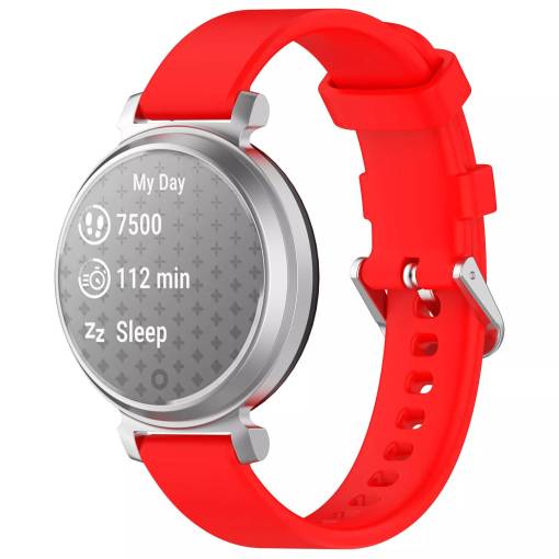 Foto - eses Brățară din silicon pentru Garmin Lily 2 și Garmin Lily 2 Active - Roșu, 14 mm