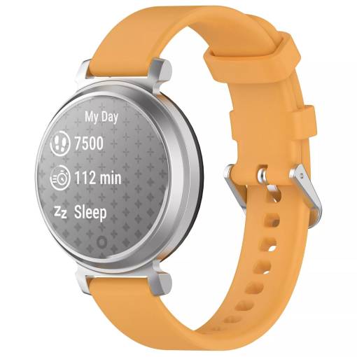 Foto - eses Brățară din silicon pentru Garmin Lily 2 și Garmin Lily 2 Active - Galben, 14 mm