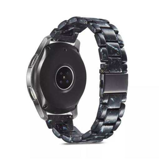Foto - Braceletă din rășină epoxidică eses - Neagră, 18 mm