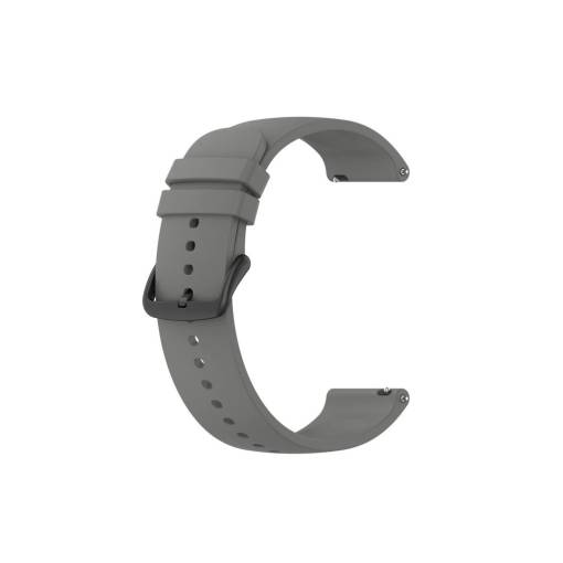 Foto - eses Curea din silicon neted - Gri, 22 mm