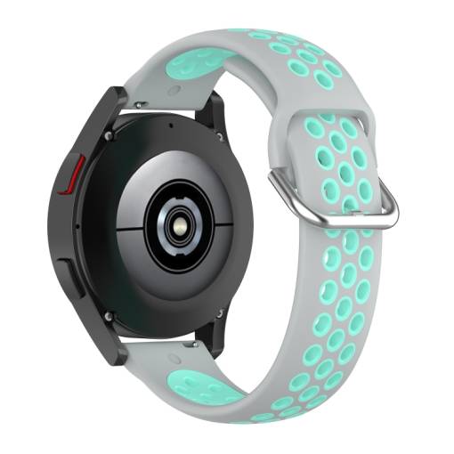 Foto - eses Curea sport din silicon cu introducere - Culoare gri-marin, 22 mm