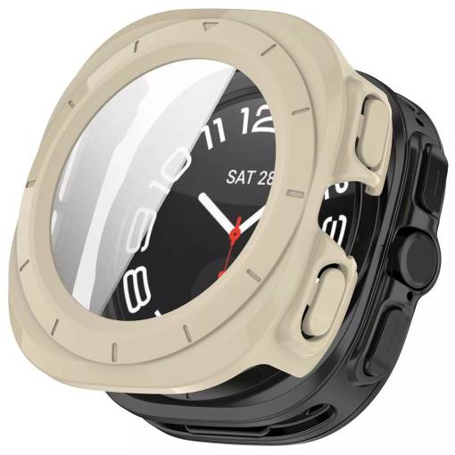 Foto - Carcasa de protecție pentru Samsung Galaxy Watch Ultra 47mm - Bej mat