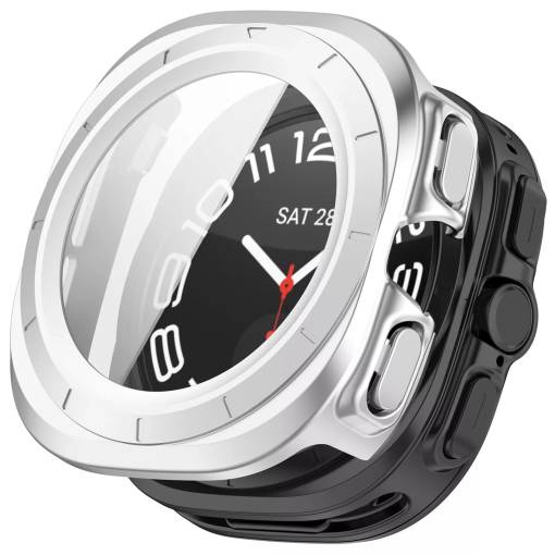 Foto - Carcasa de protecție pentru Samsung Galaxy Watch Ultra 47mm - Argintie