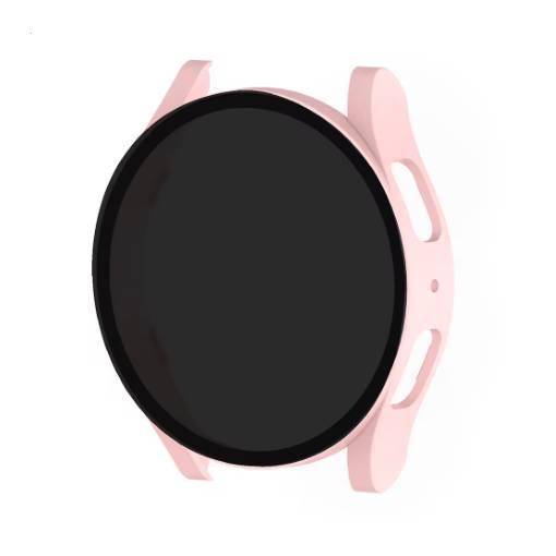 Foto - Husă de protecție cu sticlă fumurie pentru Samsung Galaxy Watch 7 40mm - Roz