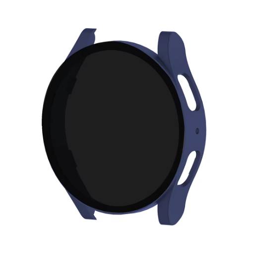 Foto - Husă de protecție cu sticlă fumurie pentru Samsung Galaxy Watch 7 40mm - Albastru închis