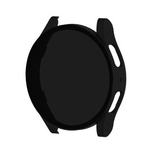 Foto - Husă de protecție cu sticlă fumurie pentru Samsung Galaxy Watch 7 44mm - Negru