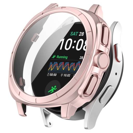 Foto - Husă de silicon pentru Samsung Galaxy Watch 7 44 mm - Roz
