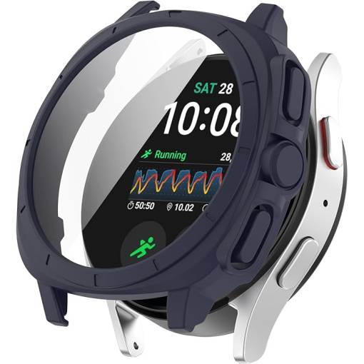 Foto - Husă de silicon pentru Samsung Galaxy Watch 7 44 mm - Albastră