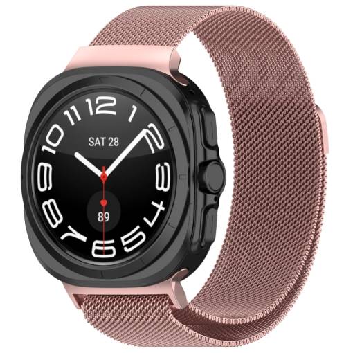 Foto - Brățară milaneză pentru Samsung Galaxy Watch Ultra 47 mm - Roz