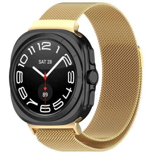 Foto - Brățară milaneză pentru Samsung Galaxy Watch Ultra 47 mm - Auriu