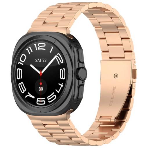 Foto - Brățară metalică pentru Samsung Galaxy Watch Ultra 47mm - Roz auriu