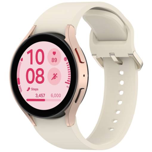 Foto - Brățară din silicon pentru Samsung Galaxy Watch 4, 5, 6, 7, FE - Bej, OneClick