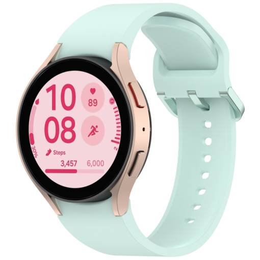 Foto - Brățară din silicon pentru Samsung Galaxy Watch 4, 5, 6, 7, FE - Verde, OneClick