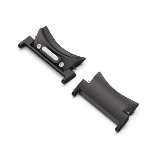 Foto - eses Conector OneClick pentru Samsung Galaxy Watch 4, 5, 6, 7 - Negru, 2 bucăți