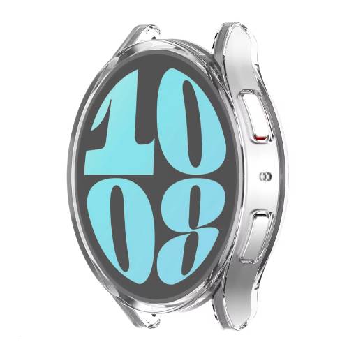 Foto - Husă din silicoan pentru Samsung Galaxy Watch 6 44mm - Transparentă