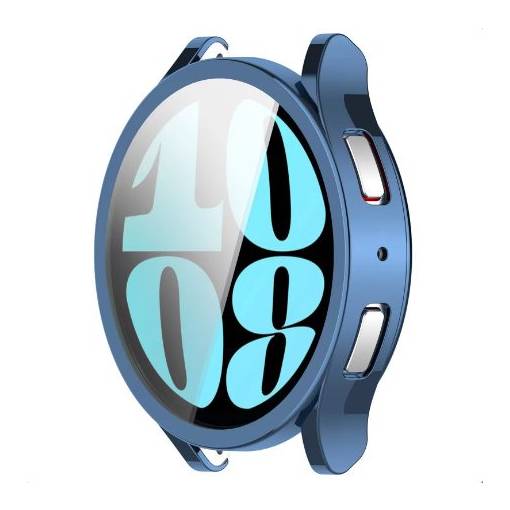 Foto - Husă din silicoan pentru Samsung Galaxy Watch 6 40mm - Albastră