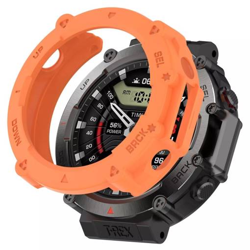 Foto - Rame din silicon pentru Amazfit T-Rex Ultra - Portocalie