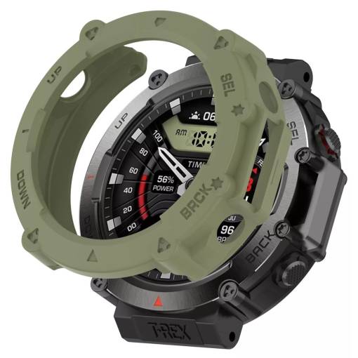 Foto - Rame din silicon pentru Amazfit T-Rex Ultra - Verde