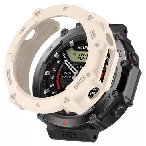 Foto - Rame din silicon pentru Amazfit T-Rex Ultra - Bej