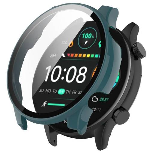 Foto - Carcasa de protecție pentru Xiaomi Haylou RT3 și Xiaomi Haylou Solar Plus LS16 - Verde