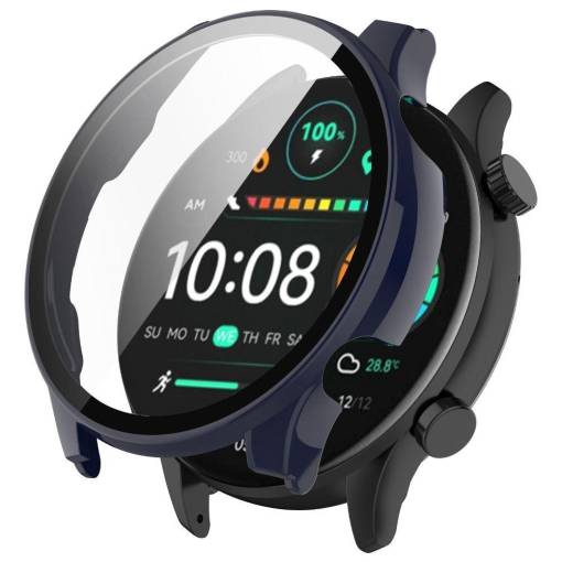 Foto - Carcasa de protecție pentru Xiaomi Haylou RT3 și Xiaomi Haylou Solar Plus LS16 - Albastră