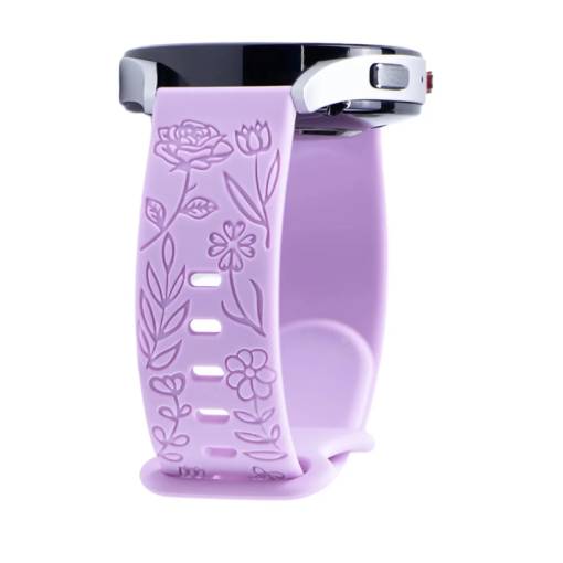 Foto - Brat Silikon - Violet Floral, 20 mm