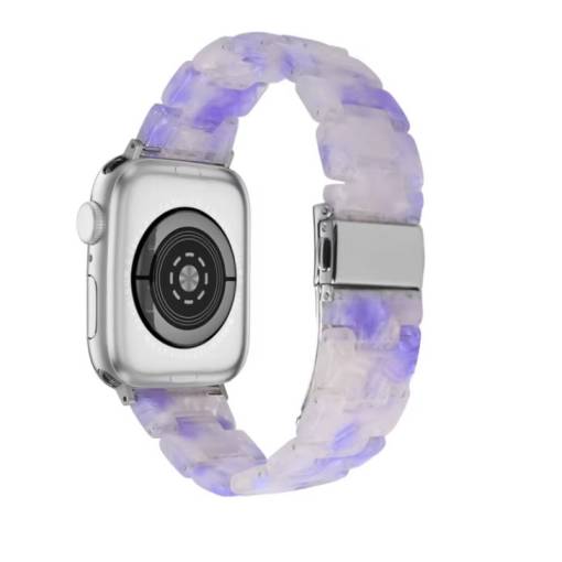Foto - Cureaua din rășină epoxidică - Patterned Light Purple, 38mm, 40mm, 41mm