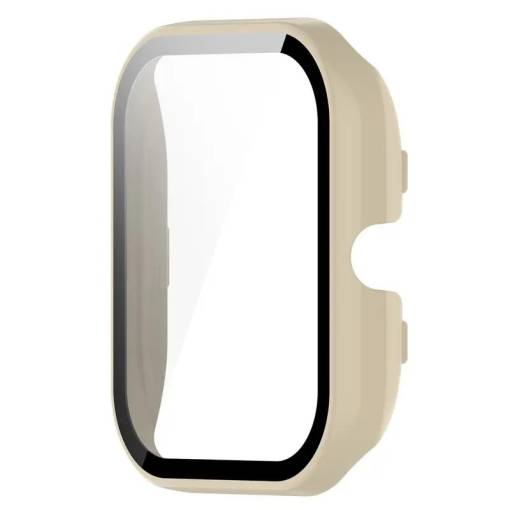 Foto - Carcasă de protecție pentru Xiaomi Haylou GST Lite LS13 și Xiaomi Haylou GST LS09B - Bej