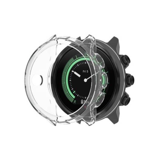 Foto - Rama din silicon pentru Suunto 9, Suunto 9 Baro și Suunto Spartan Sport - Transparentă