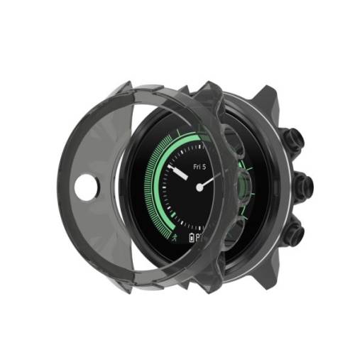 Foto - Rama din silicon pentru Suunto 9, Suunto 9 Baro și Suunto Spartan Sport - Negru