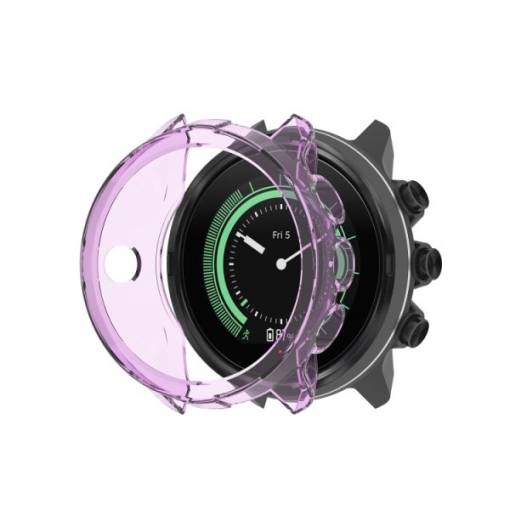 Foto - Rama din silicon pentru Suunto 9, Suunto 9 Baro și Suunto Spartan Sport - Mov