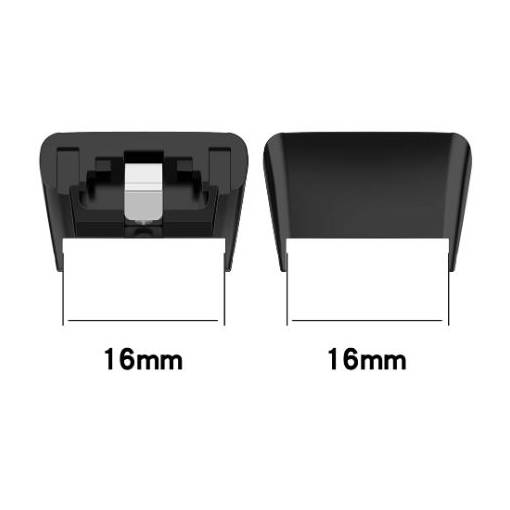 Foto - eses Conector pentru Honor Band 6,7 și Huawei Band 6, 6 Pro - Negru, 2 bucăți