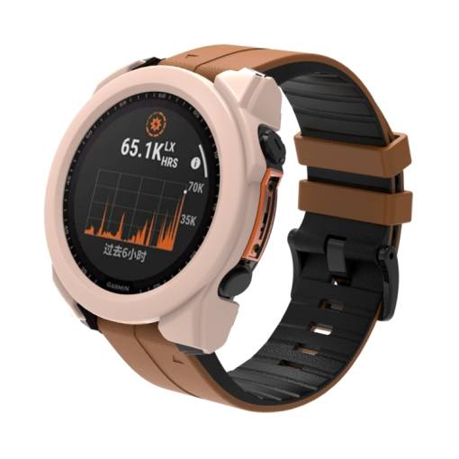 Foto - Cască de protecție pentru Garmin Fénix 8 43mm - Roz