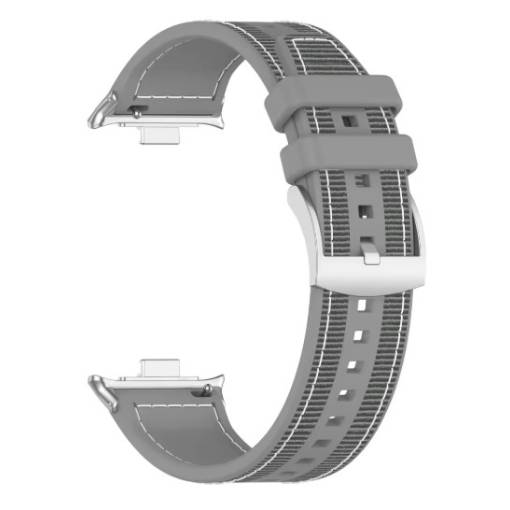 Foto - Brățară din Silicon pentru Xiaomi Watch 4 și 5, Smart Band 8 Pro și 9 Pro - Gri