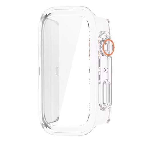 Foto - Husă de protecție pentru Xiaomi Band 3 și Smart Band 9 Active - Transparentă