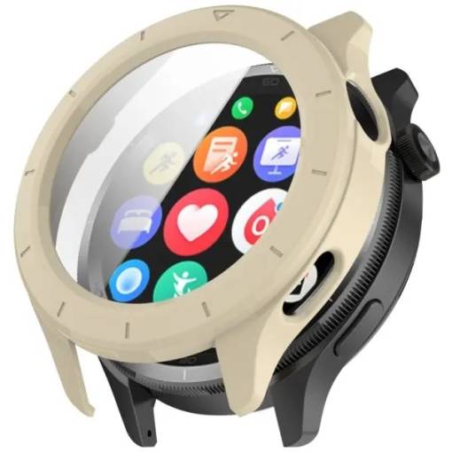 Foto - carcasă de protecție pentru Xiaomi Watch S4 - bej
