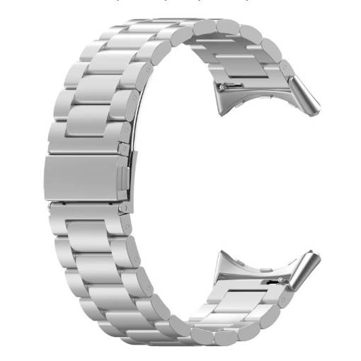 Foto - brățară din metal pentru Google Pixel Watch 3, 45 mm - argintie