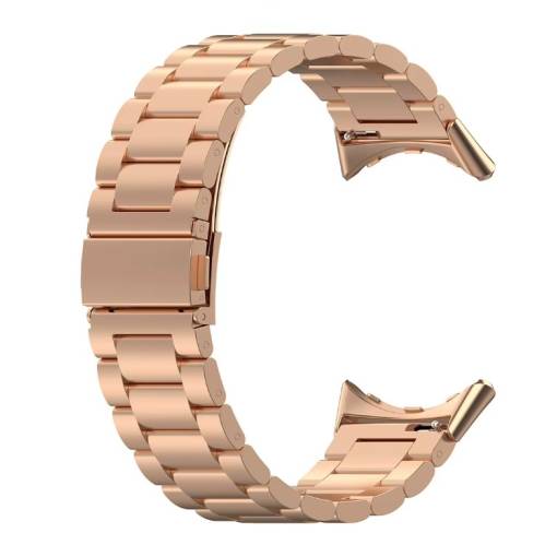 Foto - brățară din metal pentru Google Pixel Watch 3, 45 mm - roz auriu