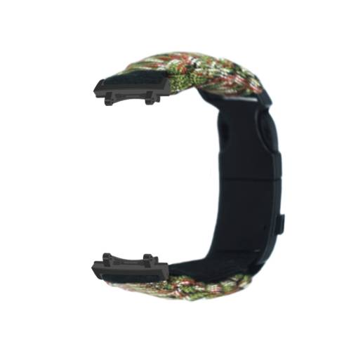 Foto - Brățară din paracord nylon pentru Xiaomi Amazfit T-Rex 3 - Camuflaj Verde Deschis