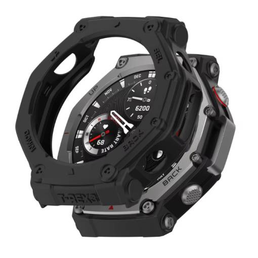 Foto - Cercei din silicon pentru Amazfit T-Rex 3 - Negru
