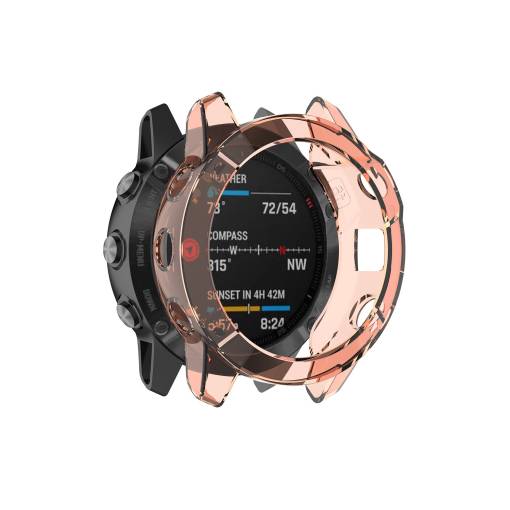 Foto - Cadrul din silicon pentru Garmin Enduro 1 și Garmin Fenix 6X - Portocalie