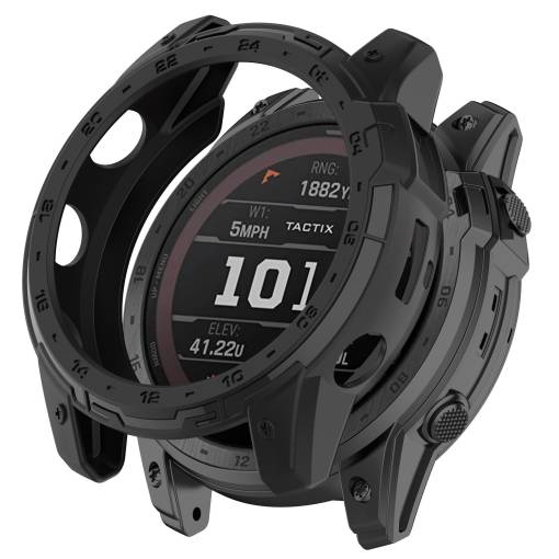 Foto - Cadrul din silicon pentru Garmin Enduro 2 și Garmin Tactix 7 - Negru