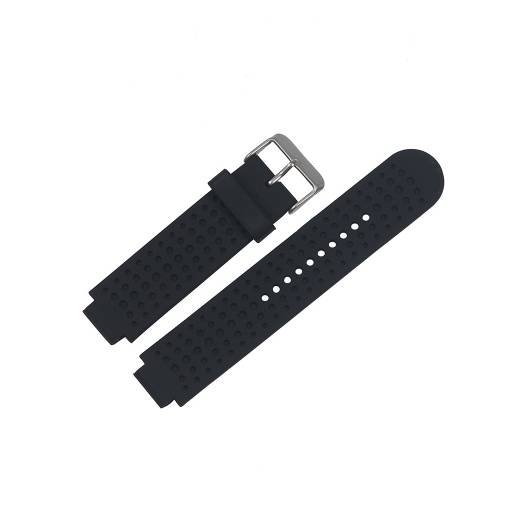 Foto - sesă Silikonovă brățară perforată pentru Garmin Forerunner 25 - Mărimea S, neagră