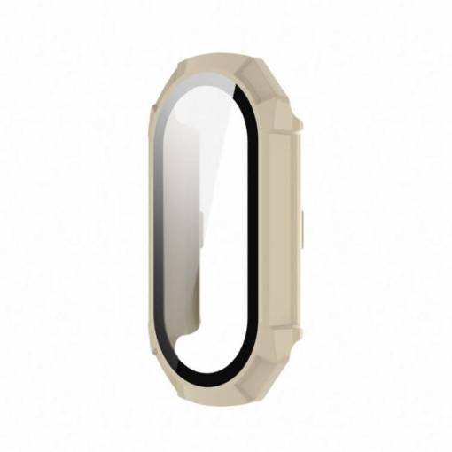 Foto - Carcasa de protecție pentru Xiaomi Smart Band 9 - Bej