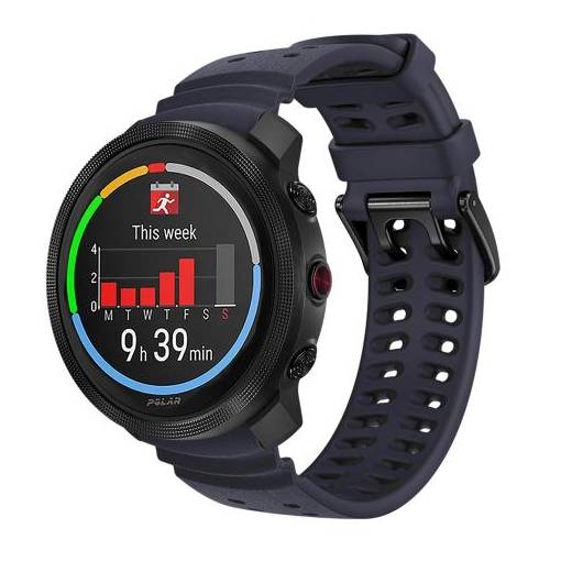 Foto - Curea siliconică eses pentru Polar Vantage M3 și Polar Grit X2 Pro - Albastră