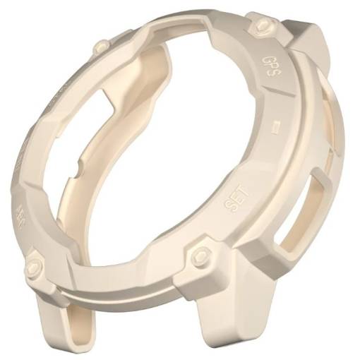 Foto - Ramă din silicon pentru Garmin Instinct 3 - Bej, 45 mm