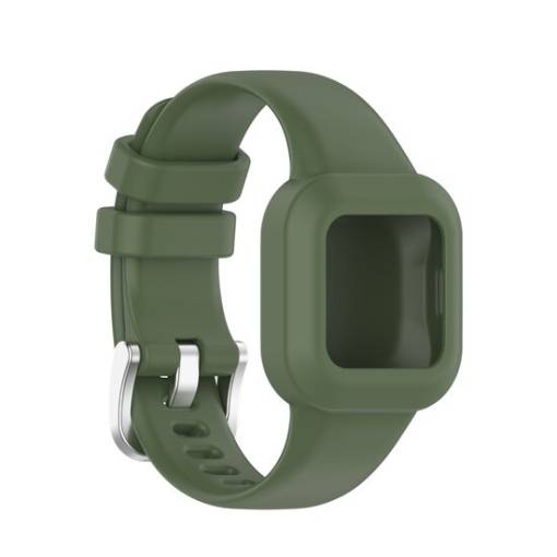 Foto - Curea din silicon eses pentru Garmin Vivofit Junior 3 - Verde
